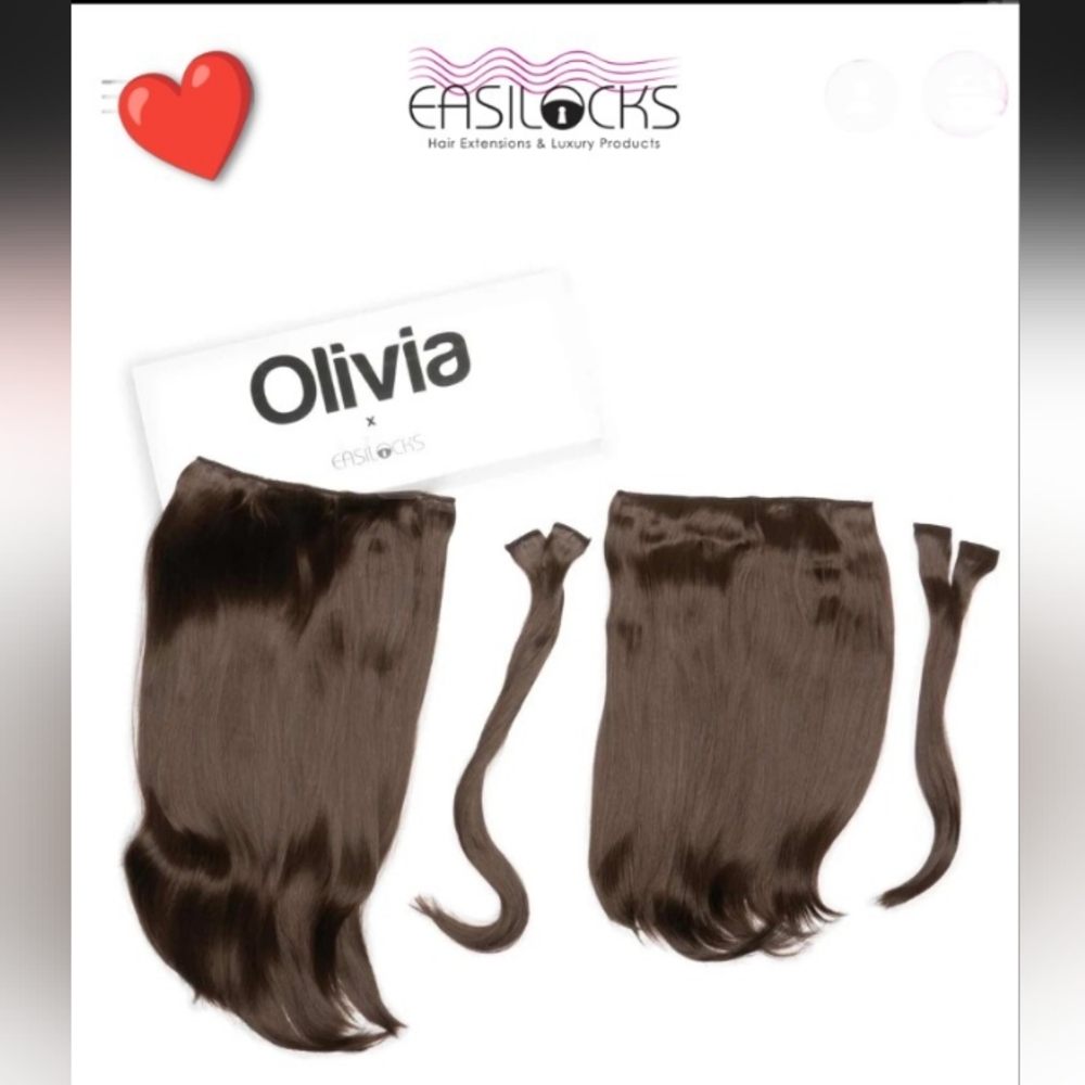 NIB! Clip-in Easilocks Hair Extensions
